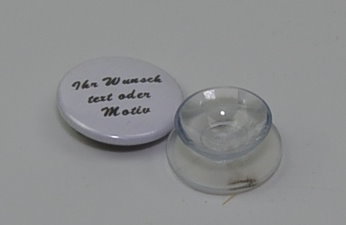 Button 25 mm mit Sauhnäpfe